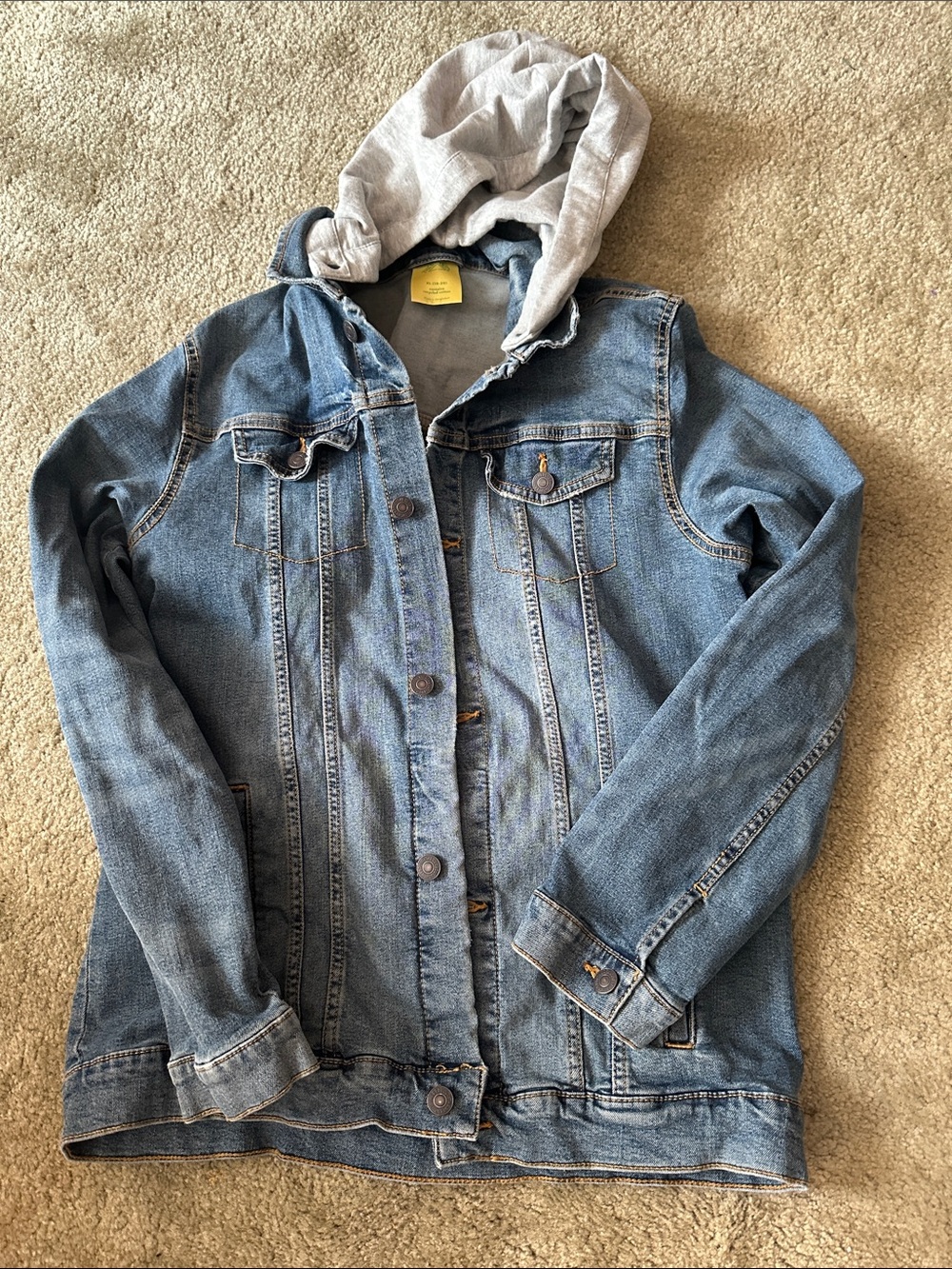 Hooded Jean Jacket